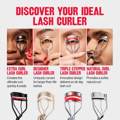 Revlon Designer Series Lash Curler – Non-Slip Finger Grips for an Eye-Opening Lift