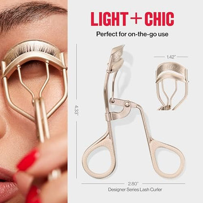 Revlon Designer Series Lash Curler – Non-Slip Finger Grips for an Eye-Opening Lift