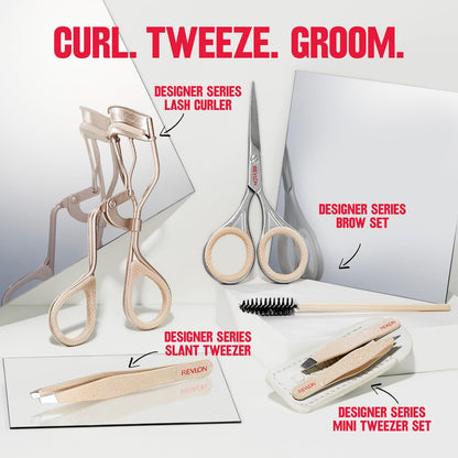 Revlon Designer Series Lash Curler – Non-Slip Finger Grips for an Eye-Opening Lift
