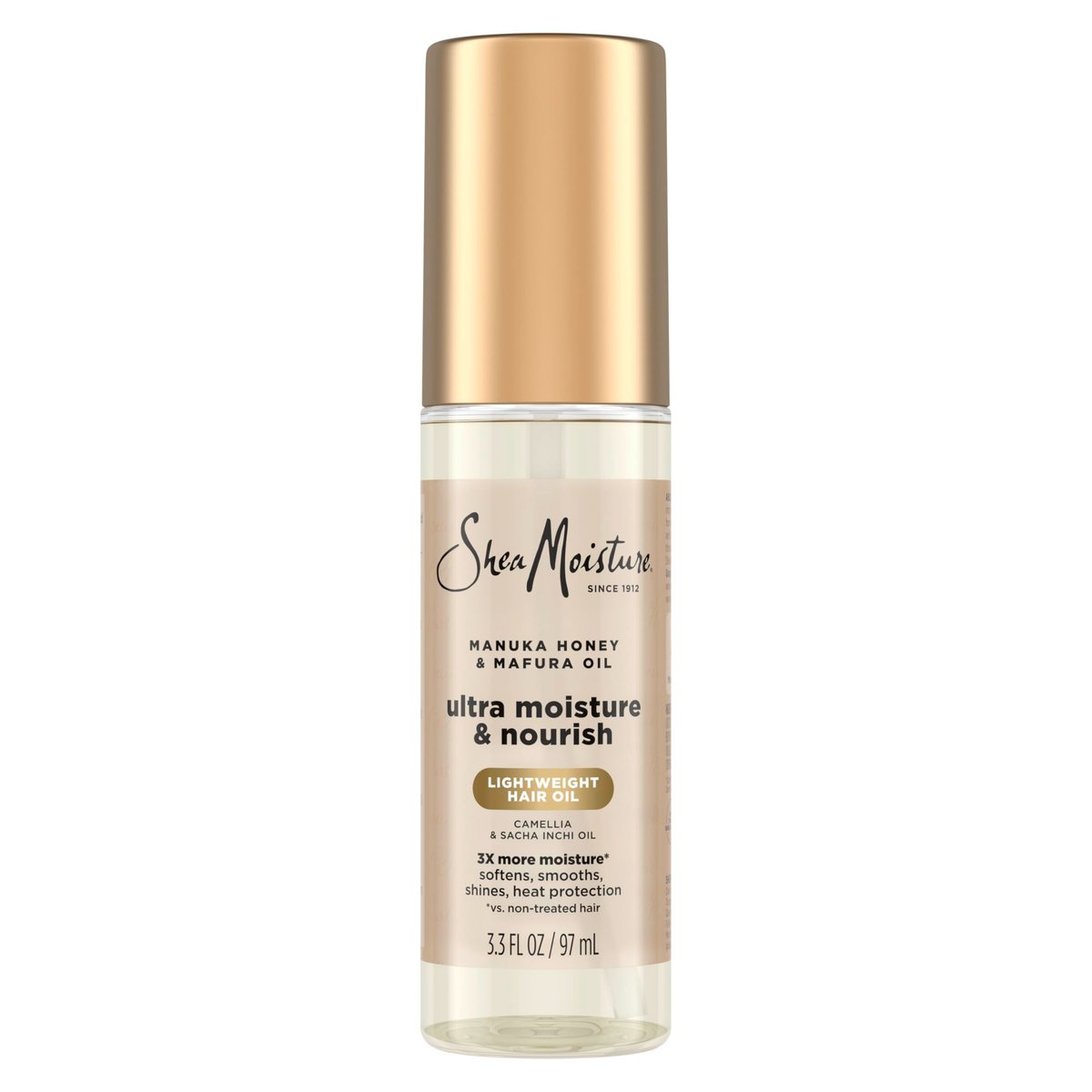 Shea Moisture Ultra Nourishing Manuka Honey & Mafura Oil Hair Treatment - Instantly Hydrates & Smooths Hair, 3.3 oz Avelisse