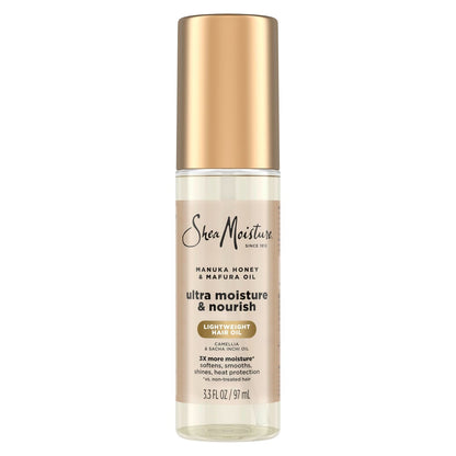 Shea Moisture Ultra Nourishing Manuka Honey & Mafura Oil Hair Treatment - Instantly Hydrates & Smooths Hair, 3.3 oz Avelisse