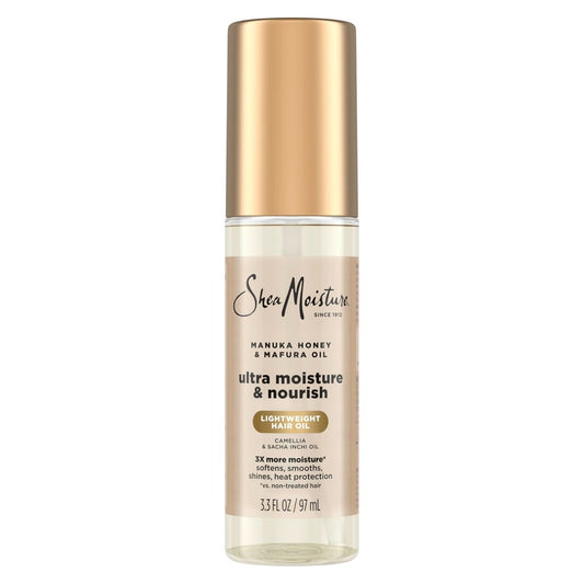 Shea Moisture Ultra Nourishing Manuka Honey & Mafura Oil Hair Treatment - Instantly Hydrates & Smooths Hair, 3.3 oz Avelisse