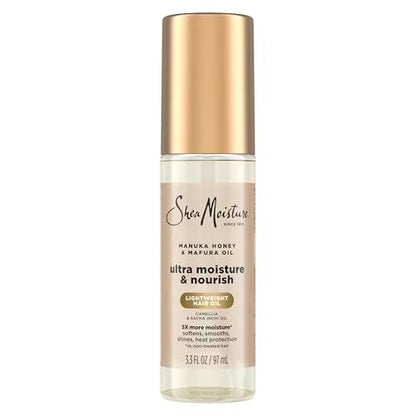 Shea Moisture Ultra Nourishing Manuka Honey & Mafura Oil Hair Treatment - Instantly Hydrates & Smooths Hair, 3.3 oz Avelisse