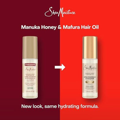 Shea Moisture Ultra Nourishing Manuka Honey & Mafura Oil Hair Treatment - Instantly Hydrates & Smooths Hair, 3.3 oz Avelisse