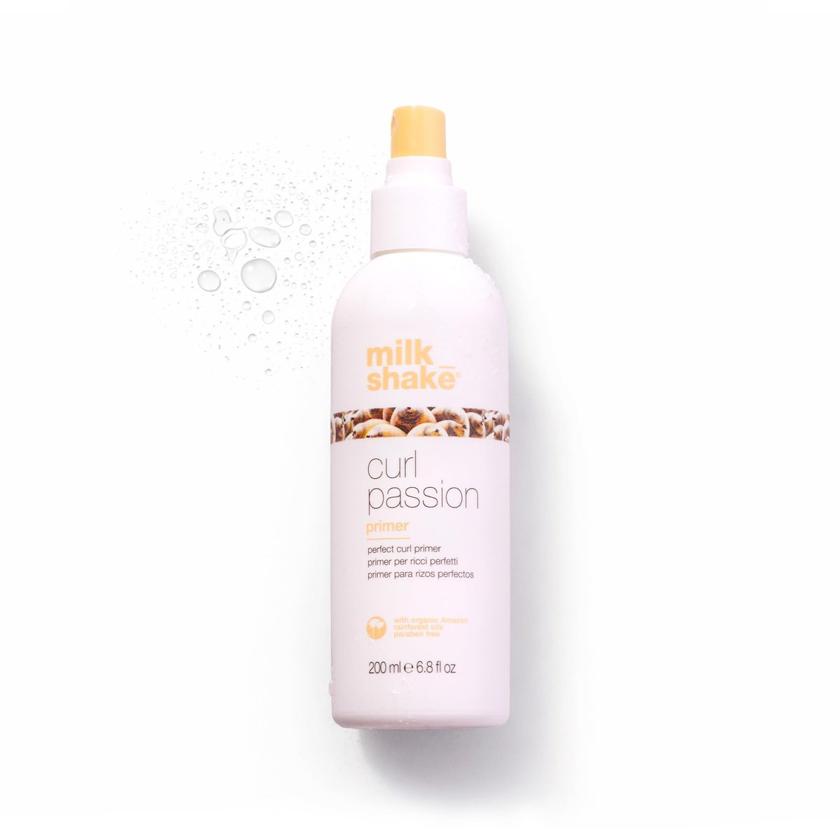milk_shake Curl Passion Primer - Pre-Styling Curl Primer for All Curl Types, Adds Moisture & Enhances Definition, with Babassu Oil, Praxcai Oil & Milk Proteins, 6.8 Fl Oz Avelisse