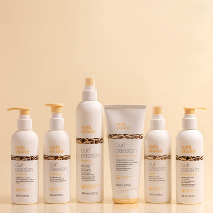 milk_shake Curl Passion Primer - Pre-Styling Curl Primer for All Curl Types, Adds Moisture & Enhances Definition, with Babassu Oil, Praxcai Oil & Milk Proteins, 6.8 Fl Oz Avelisse