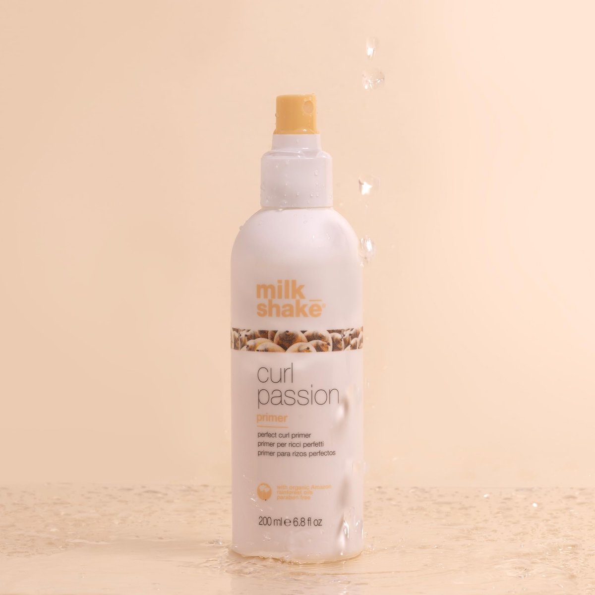 milk_shake Curl Passion Primer - Pre-Styling Curl Primer for All Curl Types, Adds Moisture & Enhances Definition, with Babassu Oil, Praxcai Oil & Milk Proteins, 6.8 Fl Oz Avelisse