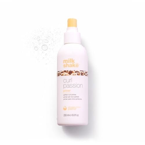 milk_shake Curl Passion Primer - Pre-Styling Curl Primer for All Curl Types, Adds Moisture & Enhances Definition, with Babassu Oil, Praxcai Oil & Milk Proteins, 6.8 Fl Oz Avelisse