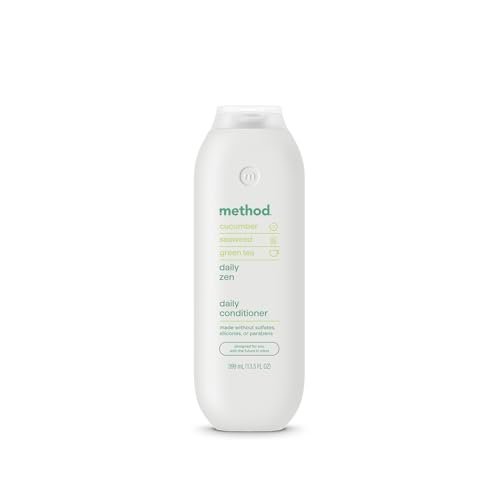 Method Daily Zen Conditioner - Nourishes & Hydrates, Safe for Color-Treated Hair - Sulfate Free, Paraben Free & Silicone Free - 13.5 oz Avelisse