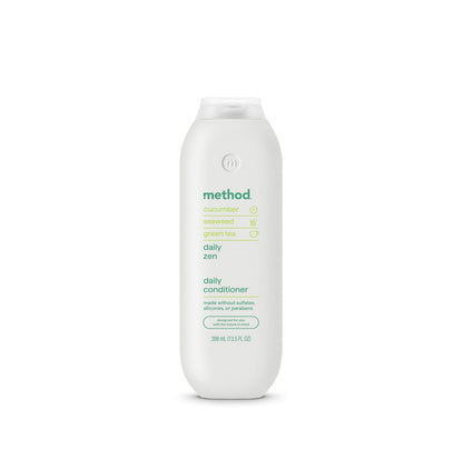 Method Daily Zen Conditioner - Nourishes & Hydrates, Safe for Color-Treated Hair - Sulfate Free, Paraben Free & Silicone Free - 13.5 oz Avelisse