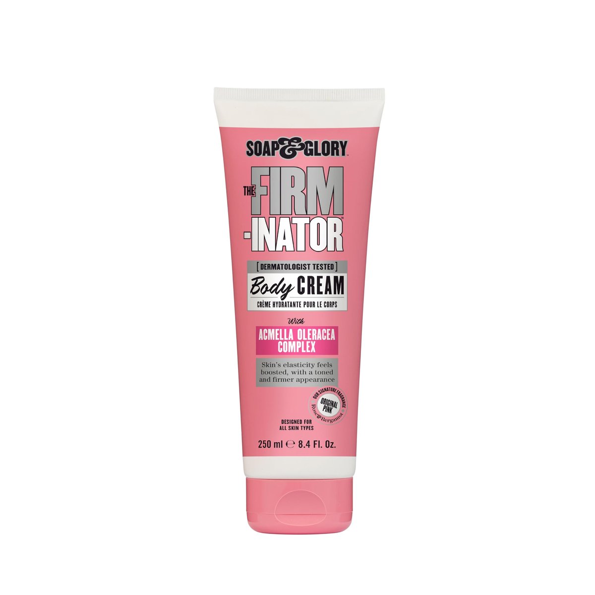 Soap & Glory The Firm-inator Body Cream - Firming & Hydrating Body Moisturizer with Acmella Oleracea, Shea Butter & Sunflower Seed Oil, 8.4 oz Avelisse