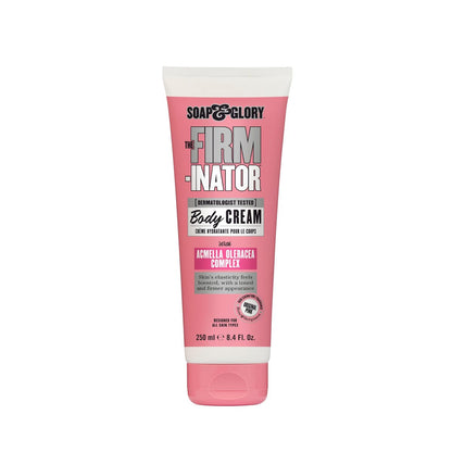 Soap & Glory The Firm-inator Body Cream - Firming & Hydrating Body Moisturizer with Acmella Oleracea, Shea Butter & Sunflower Seed Oil, 8.4 oz Avelisse
