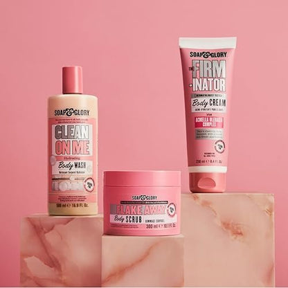Soap & Glory The Firm-inator Body Cream - Firming & Hydrating Body Moisturizer with Acmella Oleracea, Shea Butter & Sunflower Seed Oil, 8.4 oz Avelisse