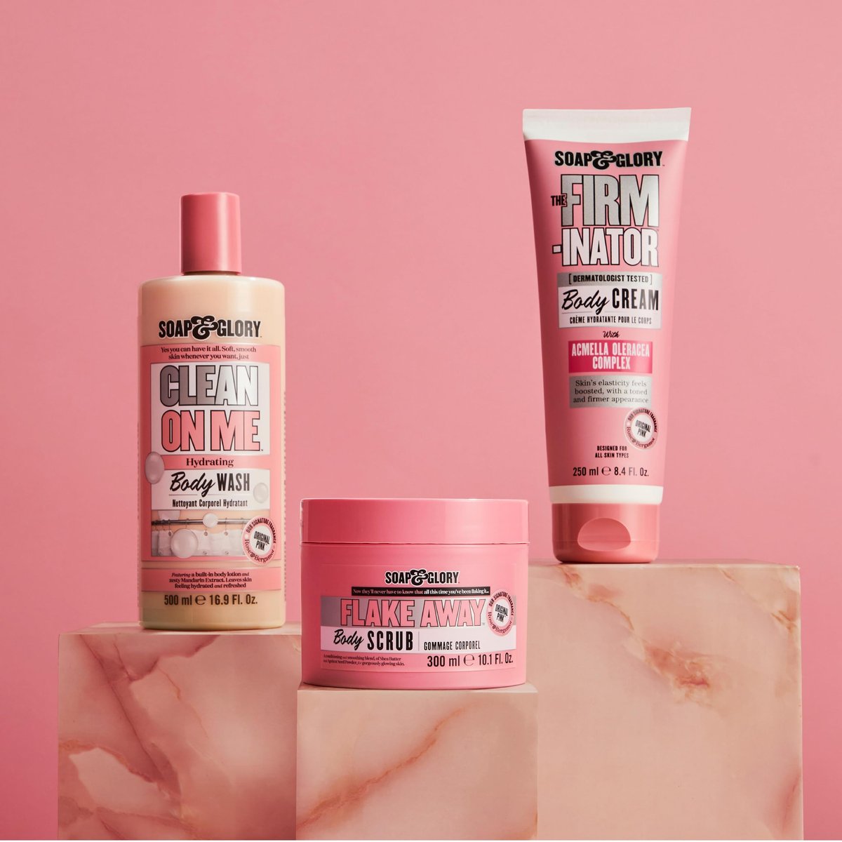 Soap & Glory The Firm-inator Body Cream - Firming & Hydrating Body Moisturizer with Acmella Oleracea, Shea Butter & Sunflower Seed Oil, 8.4 oz Avelisse