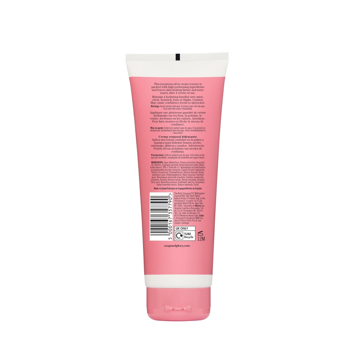 Soap & Glory The Firm-inator Body Cream - Firming & Hydrating Body Moisturizer with Acmella Oleracea, Shea Butter & Sunflower Seed Oil, 8.4 oz Avelisse
