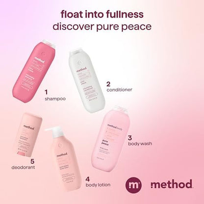 Method Volumizing Conditioner, Pure Peace – Thicker, Fuller Hair, Sulfate-Free, 13.5 oz