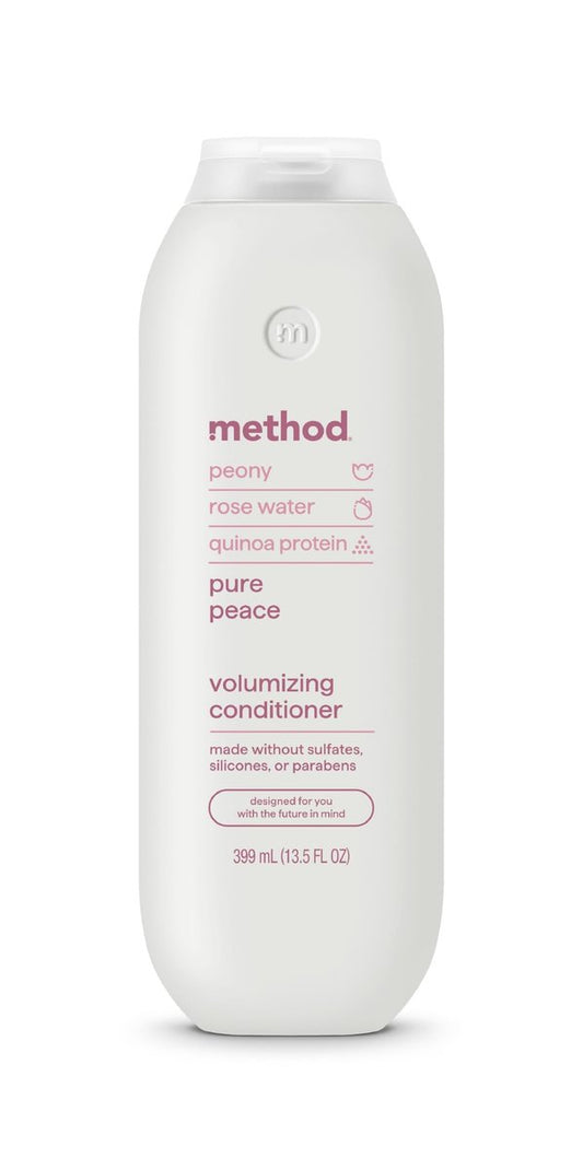 Method Volumizing Conditioner, Pure Peace – Thicker, Fuller Hair, Sulfate-Free, 13.5 oz