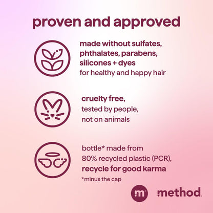 Method Volumizing Conditioner, Pure Peace – Thicker, Fuller Hair, Sulfate-Free, 13.5 oz
