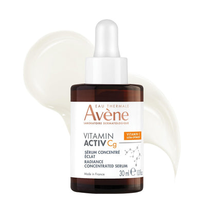 Avène Vitamin Activ Cg Radiance Concentrated Serum - Vitamin Cg, Niacinamide & Bakuchiol for Brighter Skin, Reduces Wrinkles & Dark Spots, 1 Fl Oz Avelisse