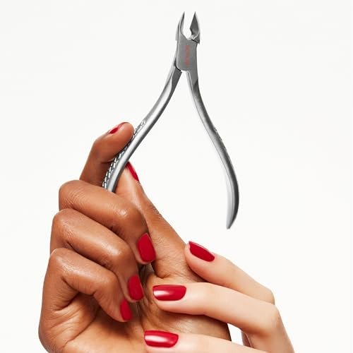 Revlon Full Jaw Cuticle Nipper - Stainless Steel Manicure Tool for Precise Nail Care, Easy Squeeze Spring, 1 Count Avelisse