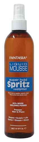 Fantasia Liquid Mousse Spritz Hair Spray Super Hold 10 Fl Oz - görsel 2