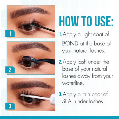 DUO Underlash Lash Bond and Seal – Waterproof Dual-Ended Lash Cluster Glue for Long-Lasting Hold