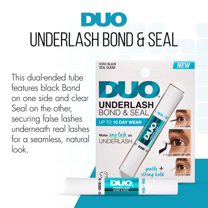 DUO Underlash Lash Bond and Seal – Waterproof Dual-Ended Lash Cluster Glue for Long-Lasting Hold
