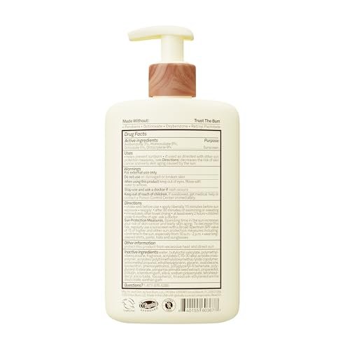 Sun Bum Daily SPF 50 Sunscreen Body Lotion – Broad Spectrum Moisturizing Sunscreen with Vitamin E, Vegan & Hawaii 104 Act Compliant, Dermatologist Tested, 8 oz Avelisse