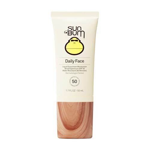 Sun Bum Daily SPF 50 Face Sunscreen Lotion - Broad Spectrum Moisturizing Facial Sunscreen with Vitamin E - Vegan and Hawaii 104 Act Compliant (Without Octinoxate & Oxybenzone) - Travel Size 1.7 oz - görsel 1