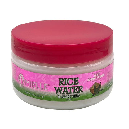 Mielle Rice Water Aloe Vera Deep Conditioner – 8 Fl Oz – Nourishing Hydration for Curly, Coily, and Natural Hair