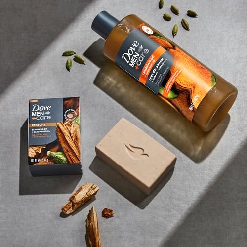 DOVE MEN + CARE Sandalwood + Cardamom Oil Moisturizing Body Wash - Sulfate Free, Paraben Free & Dye Free, 26oz Avelisse