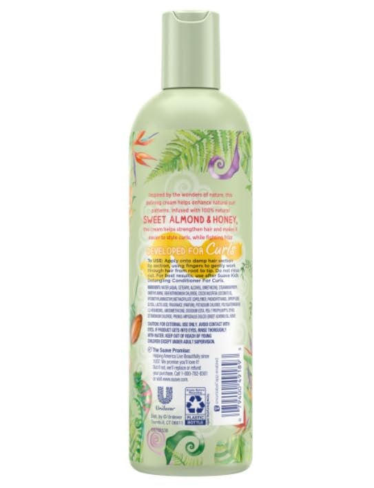 Suave Kids Natural Sweet Almond Honey Curly Hair Detangling Conditioner, Tear Free, No Parabens, No Dyes, 16.5 Oz Pack of 4 Avelisse