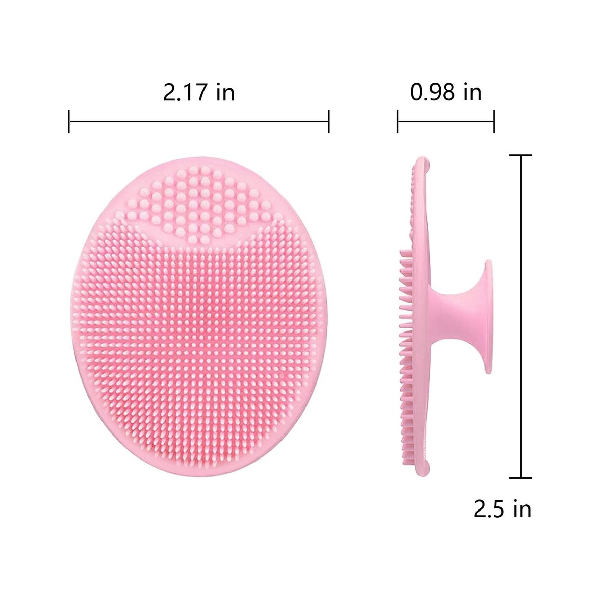 MCIGICM 20-Pack Silicone Facial Cleansing Brush Set - Soft Face Exfoliator Pads for Gentle Skin Care - görsel 11