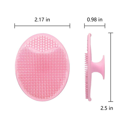 MCIGICM 20-Pack Silicone Facial Cleansing Brush Set - Soft Face Exfoliator Pads for Gentle Skin Care
