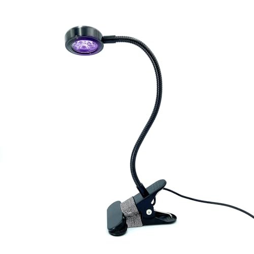 ZOELASS 5W Gooseneck UV Light for Resin Curing - 395-405nm LED Curing Lamp with Flexible Arm & Steel Clamp Avelisse