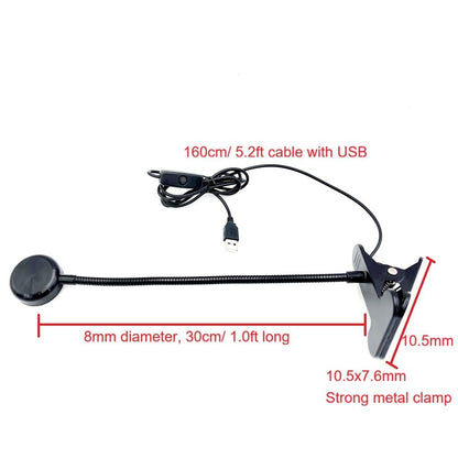 ZOELASS 5W Gooseneck UV Light for Resin Curing - 395-405nm LED Curing Lamp with Flexible Arm & Steel Clamp Avelisse