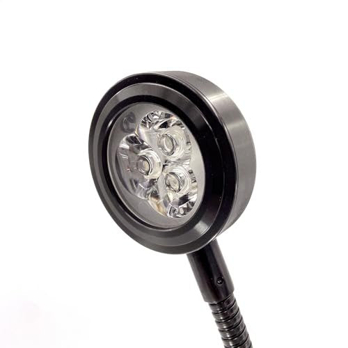 ZOELASS 5W Gooseneck UV Light for Resin Curing - 395-405nm LED Curing Lamp with Flexible Arm & Steel Clamp Avelisse