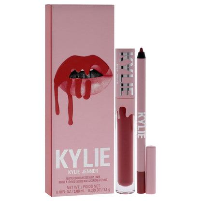 Kylie Cosmetics Matte Lip Kit - Kristen - 2-Piece Set (0.10 oz Liquid Lipstick + 0.03 oz Lip Liner)