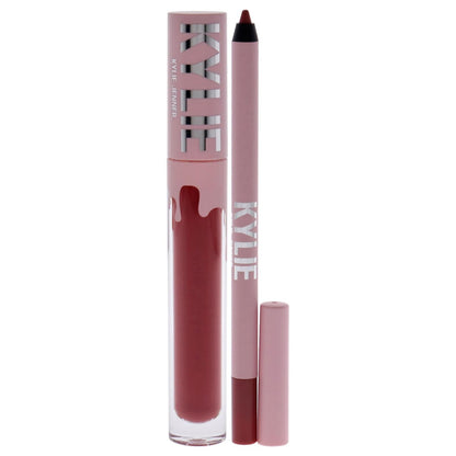 Kylie Cosmetics Matte Lip Kit - Kristen - 2-Piece Set (0.10 oz Liquid Lipstick + 0.03 oz Lip Liner)