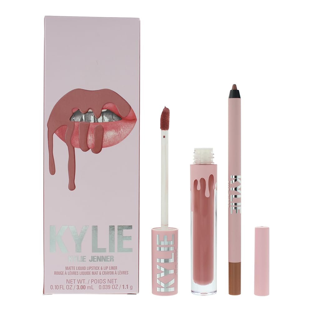 Kylie Cosmetics Matte Lip Kit - 808 Kylie - 2-Piece Set with Liquid Lipstick & Lip Liner Avelisse