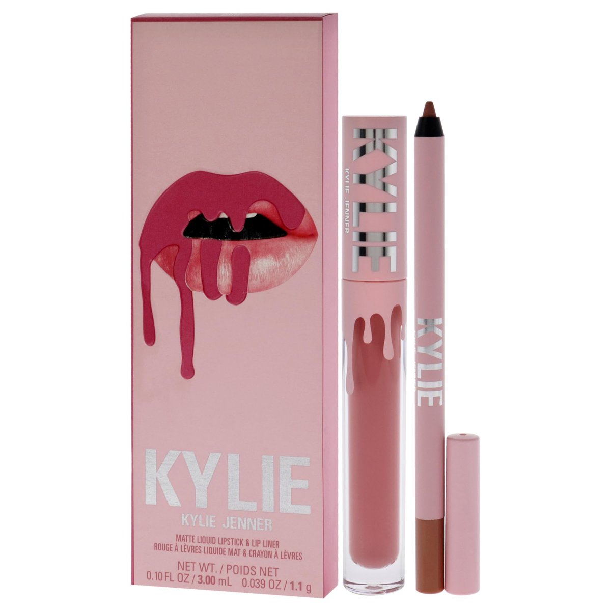 Kylie Cosmetics Matte Lip Kit - 808 Kylie - 2-Piece Set with Liquid Lipstick & Lip Liner Avelisse