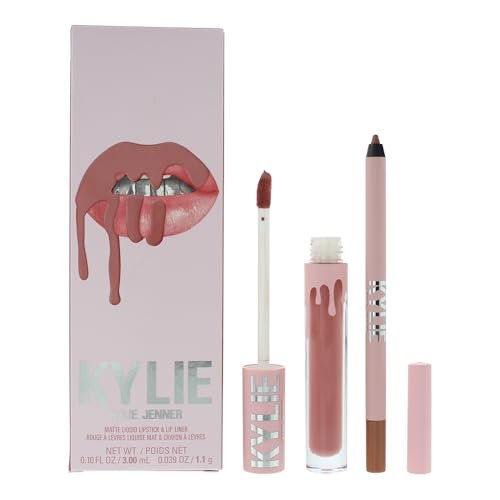 Kylie Cosmetics Matte Lip Kit - 808 Kylie - 2-Piece Set with Liquid Lipstick & Lip Liner Avelisse