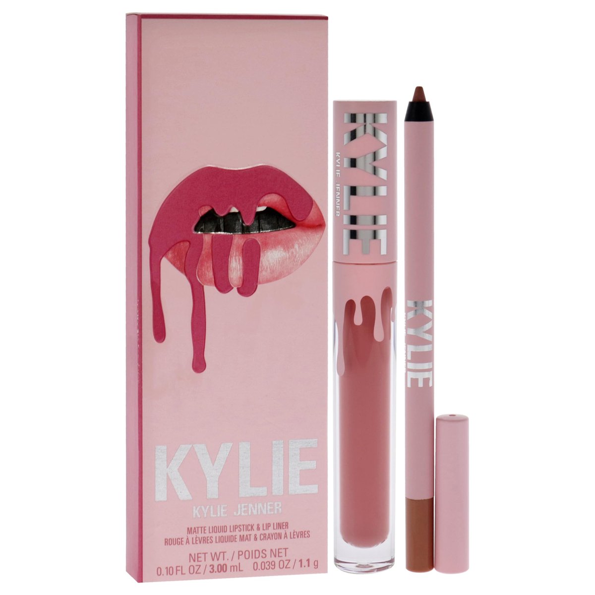Kylie Cosmetics Matte Lip Kit - 808 Kylie - 2-Piece Set with Liquid Lipstick & Lip Liner Avelisse