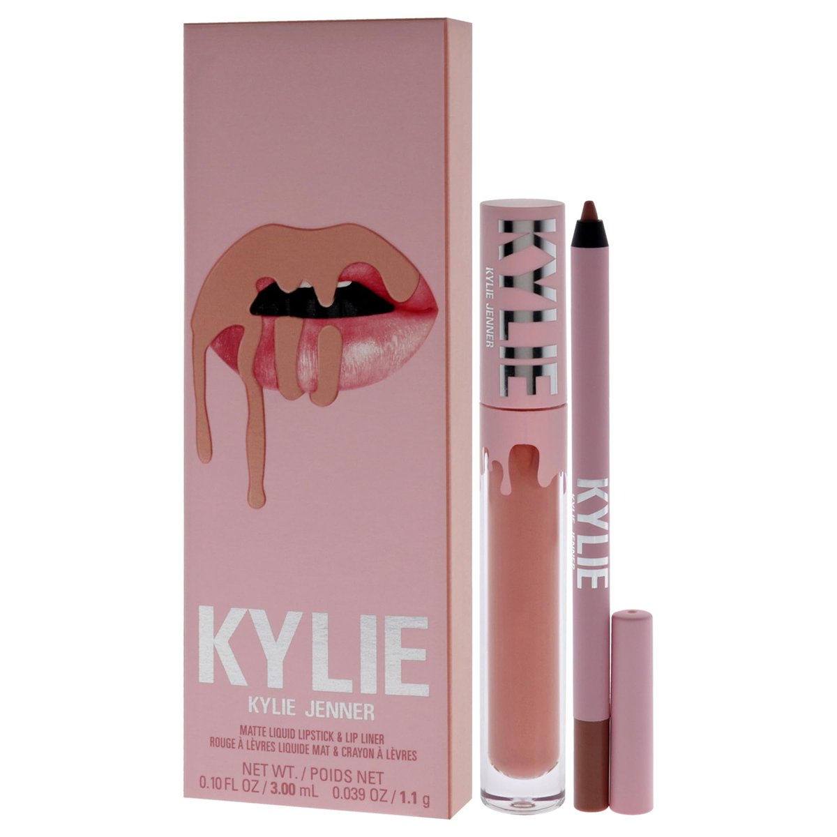 Kylie Cosmetics Matte Lip Kit 700 Bare - 2-Piece Liquid Lipstick & Lip Liner Set - görsel 7