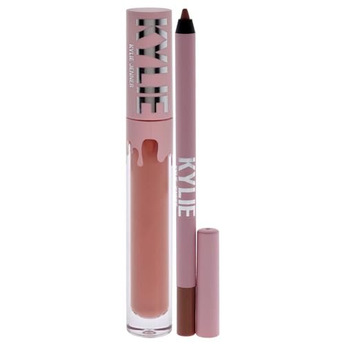 Kylie Cosmetics Matte Lip Kit 700 Bare - 2-Piece Liquid Lipstick & Lip Liner Set - görsel 4