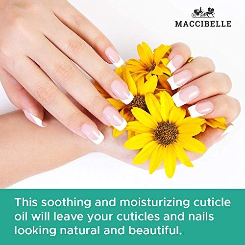 Maccibelle Cuticle Oil for Dry Cracked Cuticles - Refill Size, 4 oz, Pineapple Scent - görsel 4