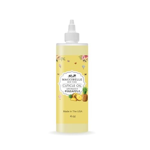 Maccibelle Cuticle Oil for Dry Cracked Cuticles - Refill Size, 4 oz, Pineapple Scent - görsel 2