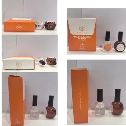 Modelones 30 ml Nail Dehydrator and Primer Kit – Acid Free Natural Prep for Long-Lasting Manicure, Hema-Free Acrylic Nail Supplies Top Coat - görsel 16