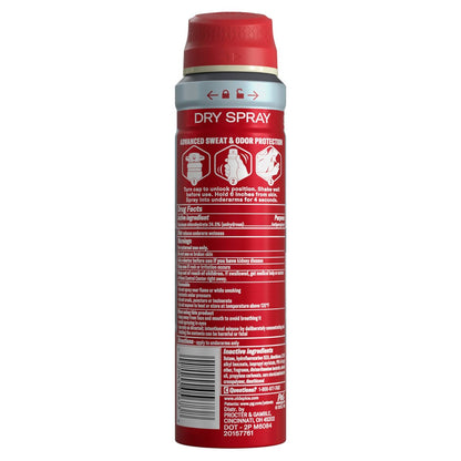 Old Spice Dry Spray Antiperspirant Deodorant for Men, 24/7 Freshness & Sweat Protection, Volcano with Dark Cedar + Amber, 4.3 oz (Pack of 3) Avelisse