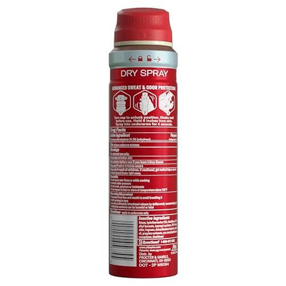 Old Spice Dry Spray Antiperspirant Deodorant for Men, 24/7 Freshness, Oasis with Vanilla + Argan Oil, 4.3 oz (Pack of 3) Avelisse